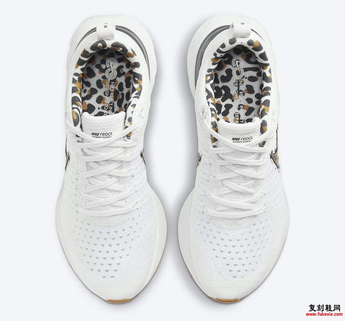 Nike React Infinity Run Flyknit 2 Leopard DJ5932-001发售日期