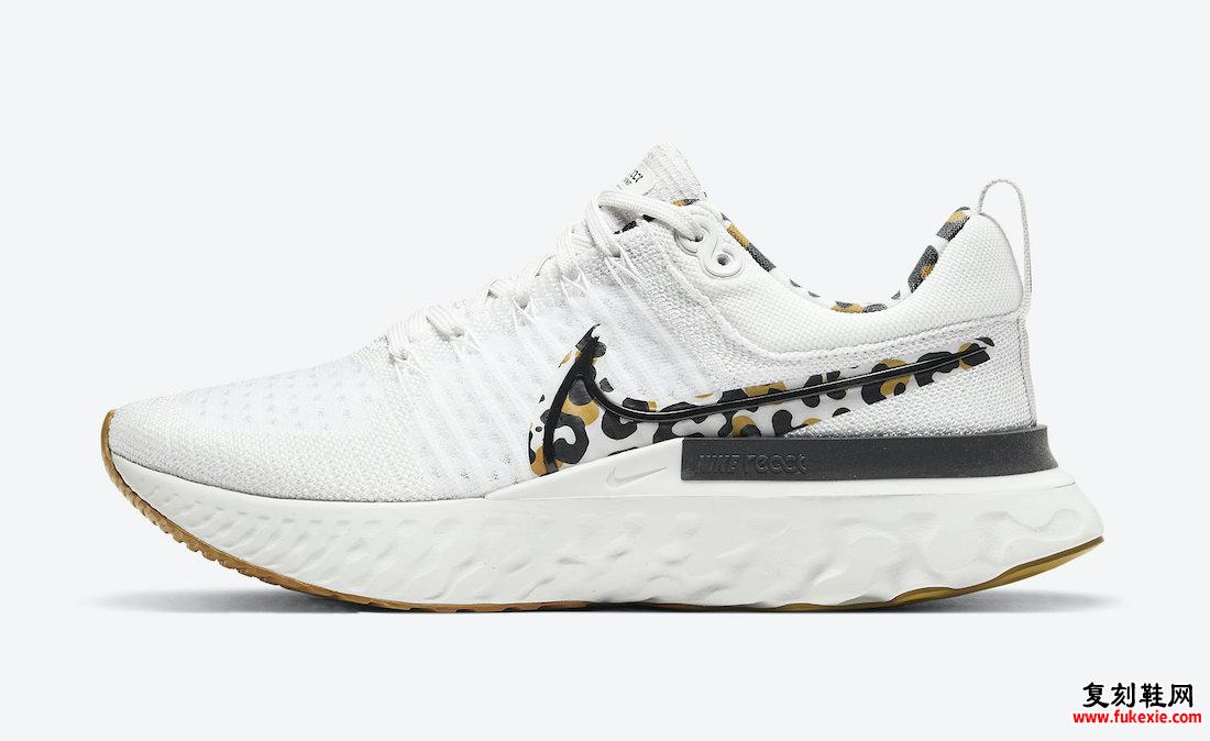 Nike React Infinity Run Flyknit 2 Leopard DJ5932-001发售日期