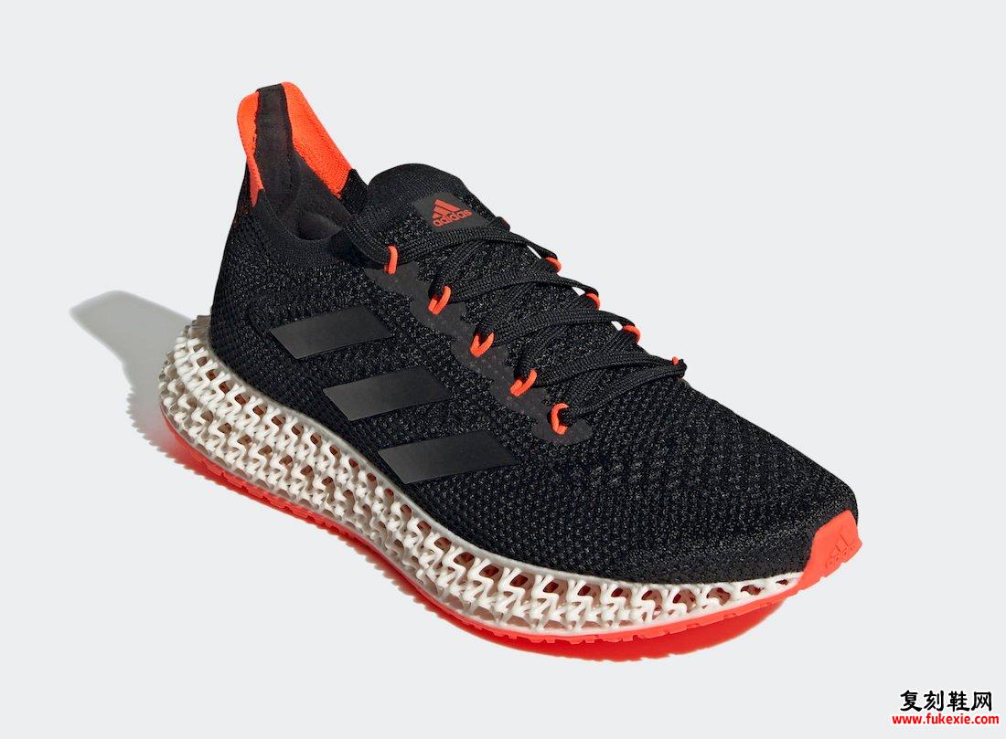 adidas 4DFWD黑色太阳能红FY3963发售日期