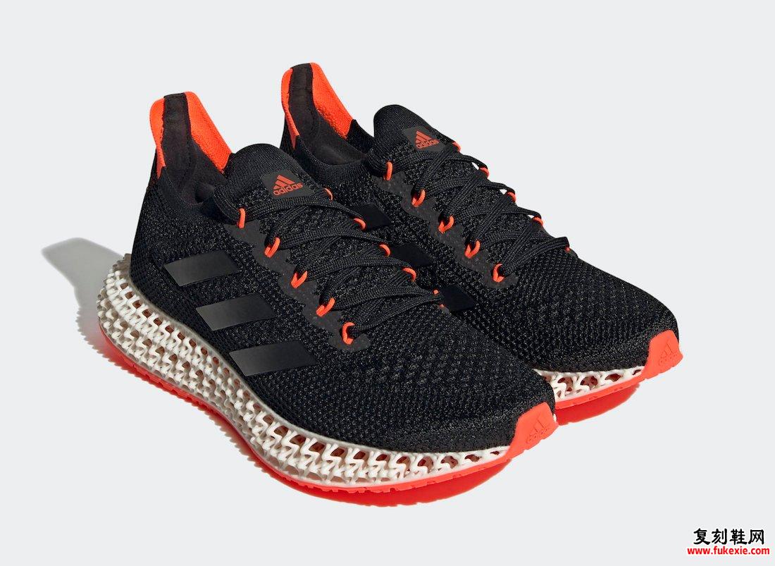 adidas 4DFWD黑色太阳能红FY3963发售日期