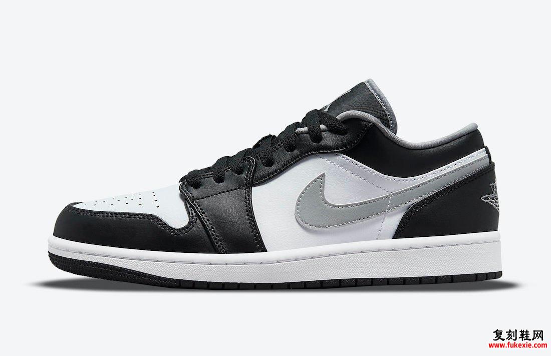 Air Jordan 1 Low Black Medium Gray White 553558-040发售日期