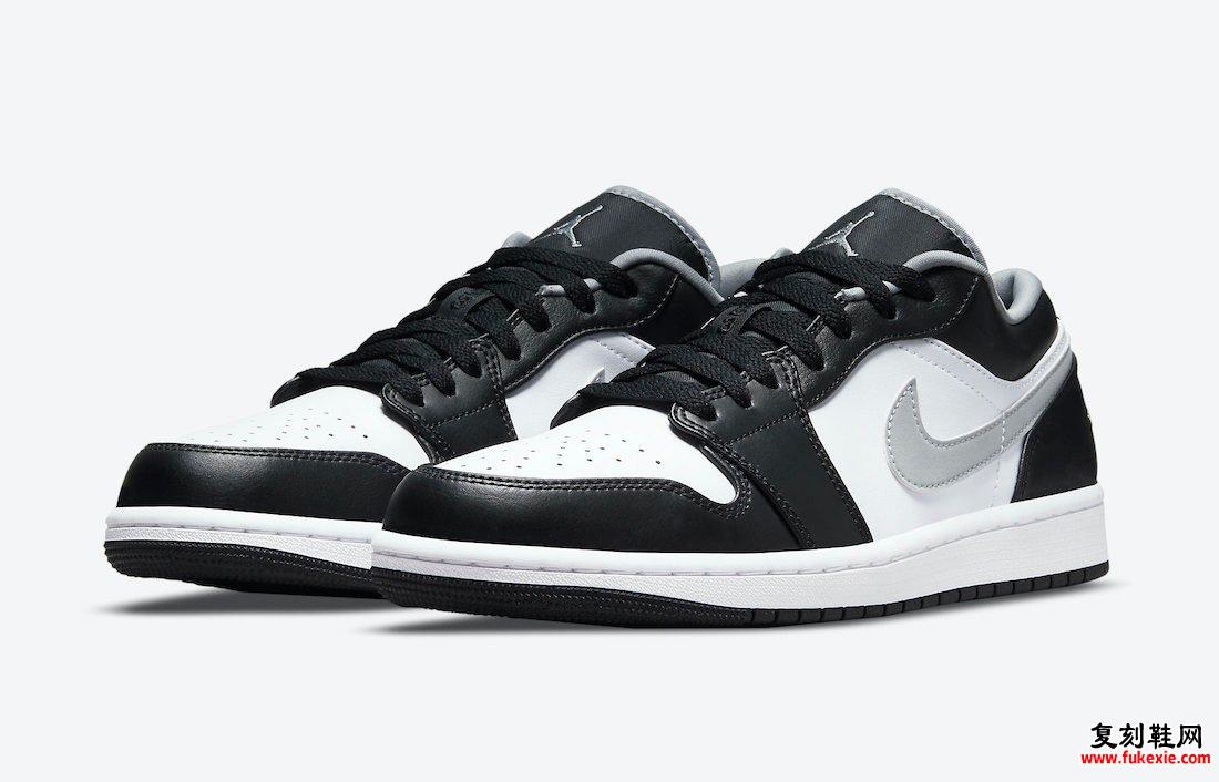 Air Jordan 1 Low Black Medium Gray White 553558-040发售日期