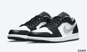 Air Jordan 1 Low Black Medium Gray White 553558-040发售日期