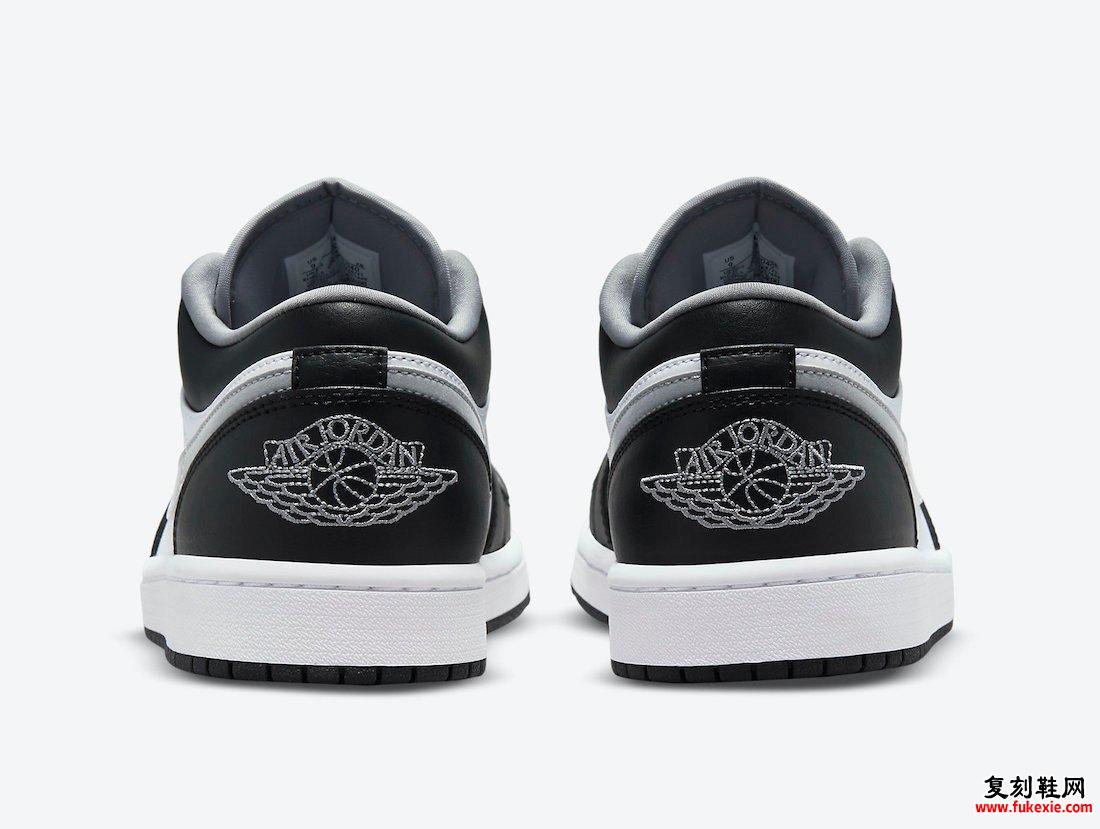 Air Jordan 1 Low Black Medium Gray White 553558-040发售日期