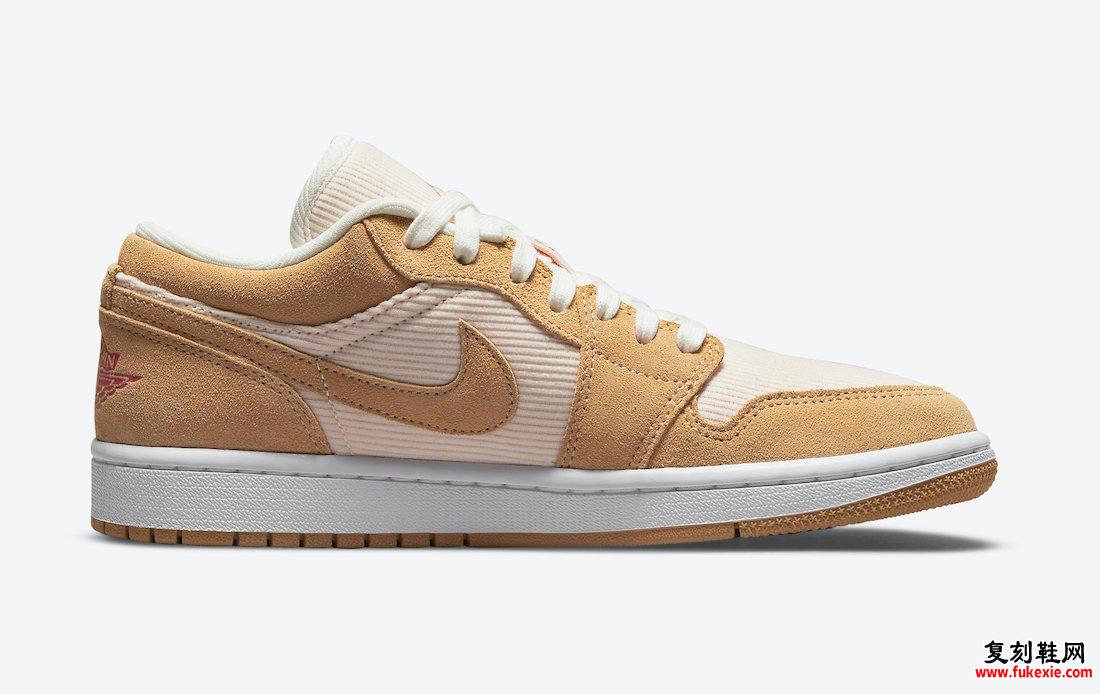 Air Jordan 1 Low Corduroy Suede DH7820-700发售日期