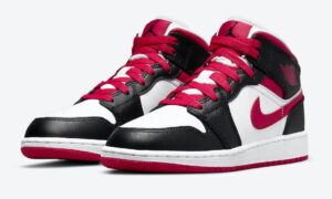 Air Jordan 1 Mid GS白色黑色红色554725-016发售日期