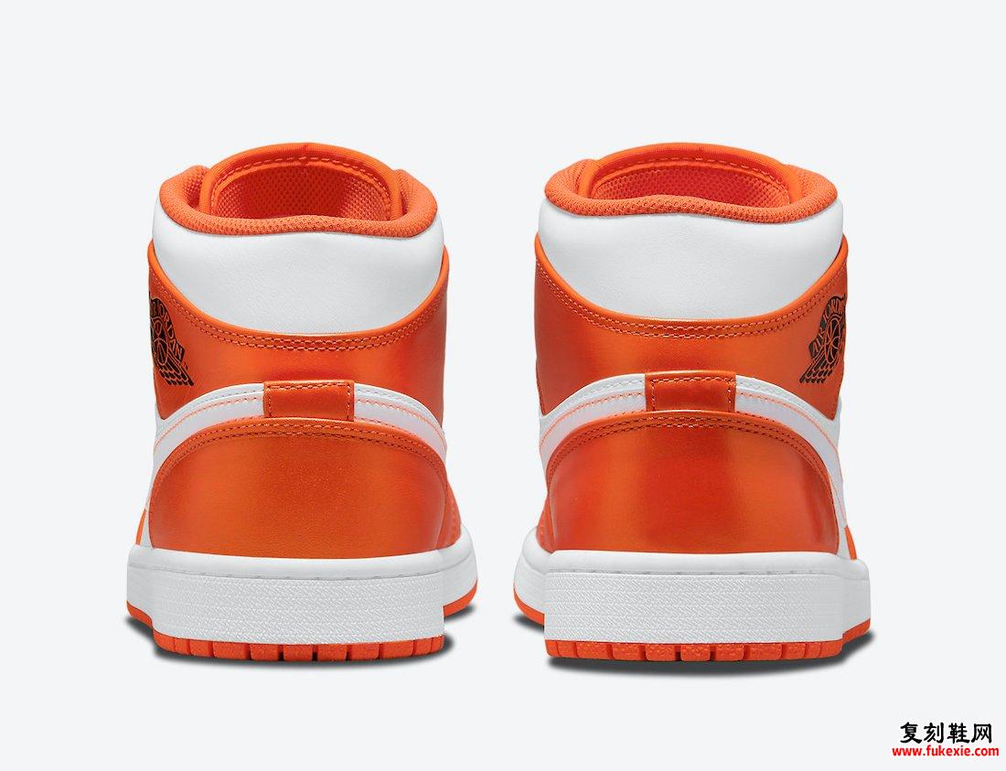 Air Jordan 1 Mid White Orange DM3531-800发售日期