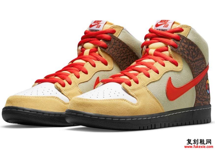 彩色冰鞋Nike SB Dunk High Kebab and Destroy发售日期