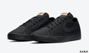 Nike Court Legacy Canvas Black DJ1972-001 发售日期信息