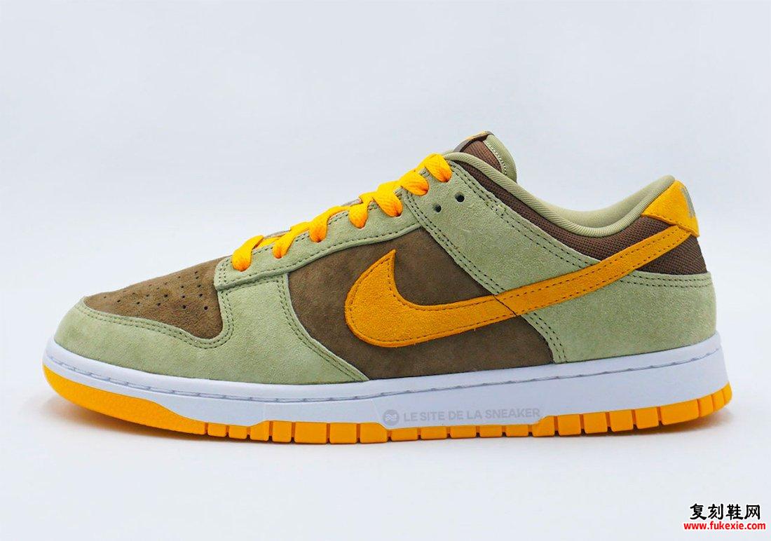 Nike Dunk Low Dusty Olive Pro Gold DH5360-300发售日期