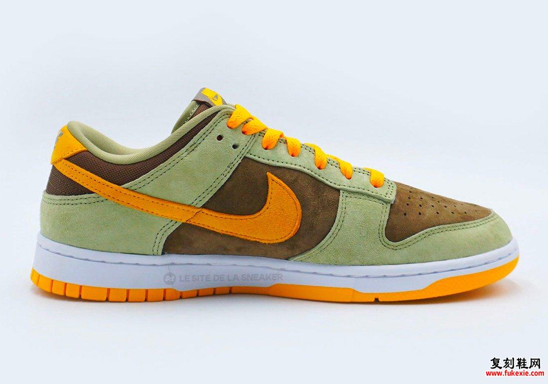 Nike Dunk Low Dusty Olive Pro Gold DH5360-300发售日期