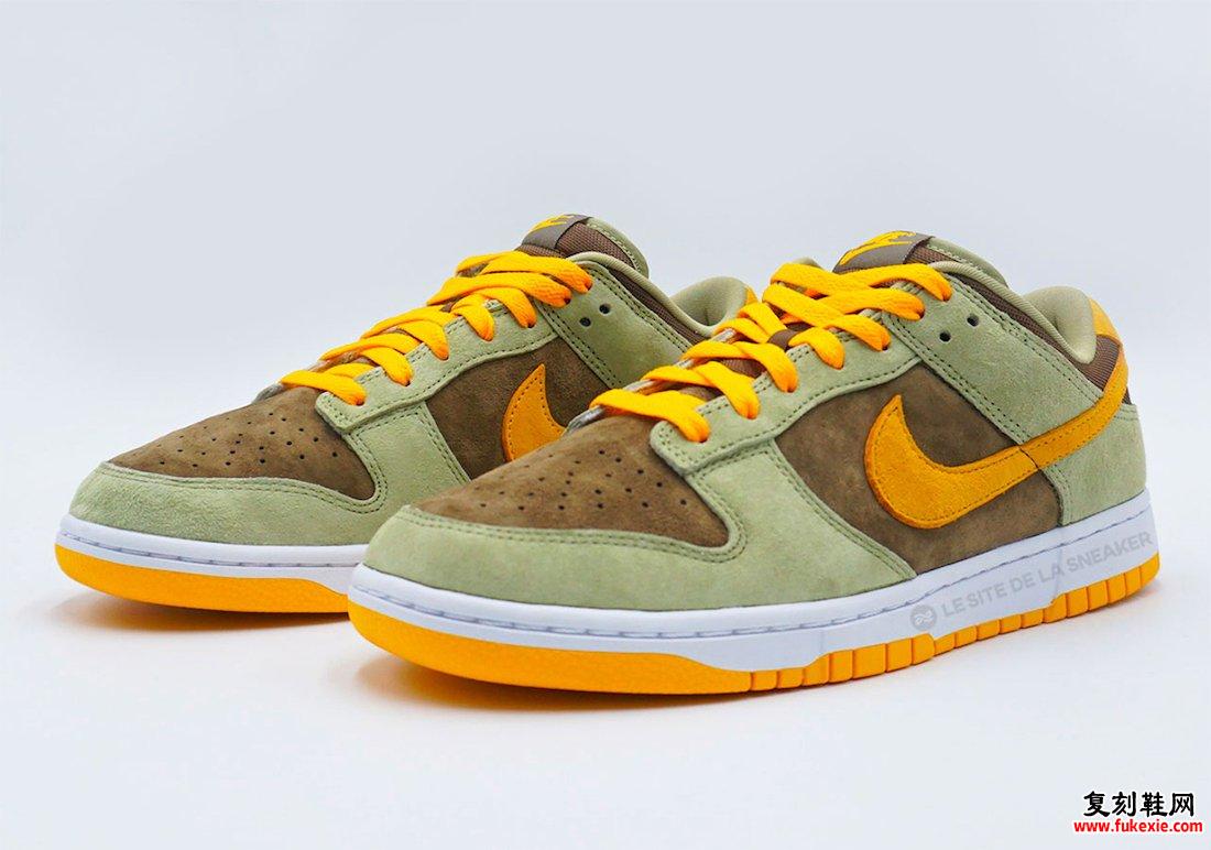 Nike Dunk Low Dusty Olive Pro Gold DH5360-300发售日期