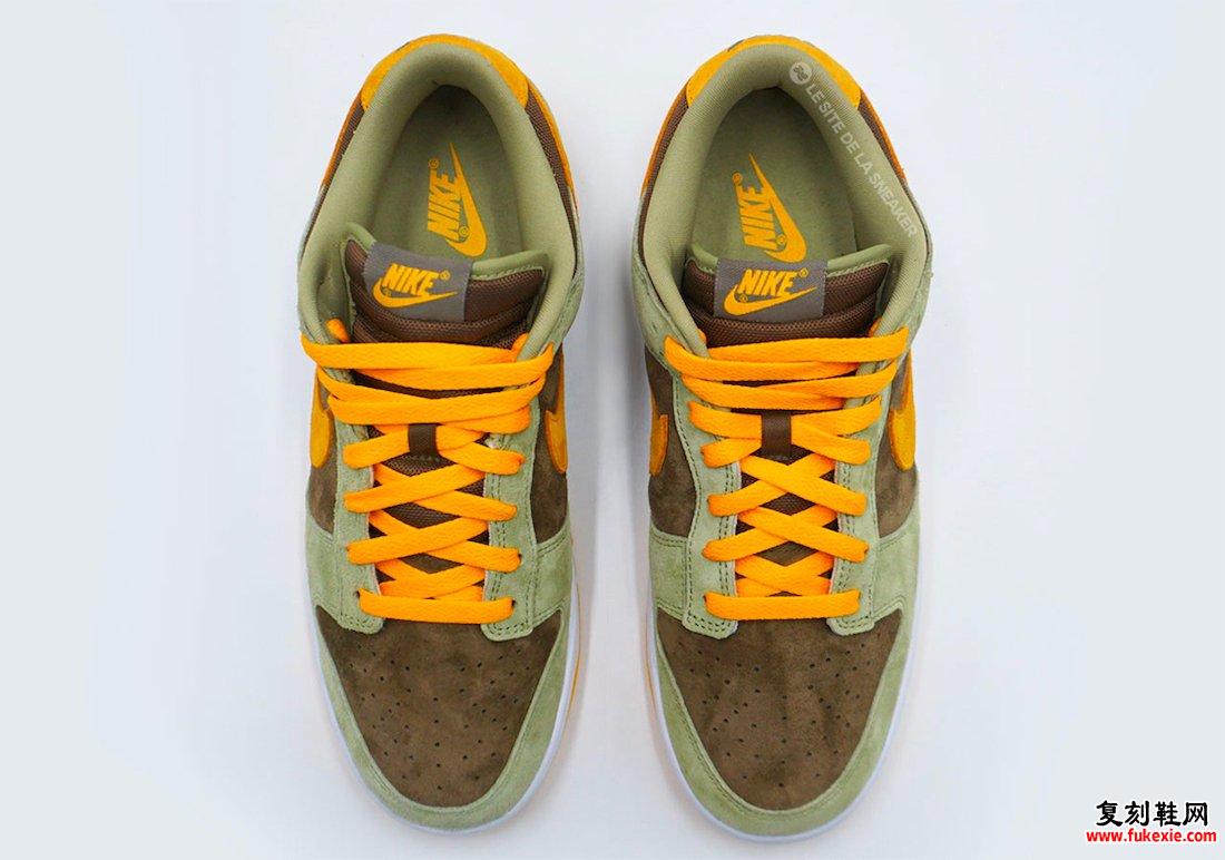 Nike Dunk Low Dusty Olive Pro Gold DH5360-300发售日期