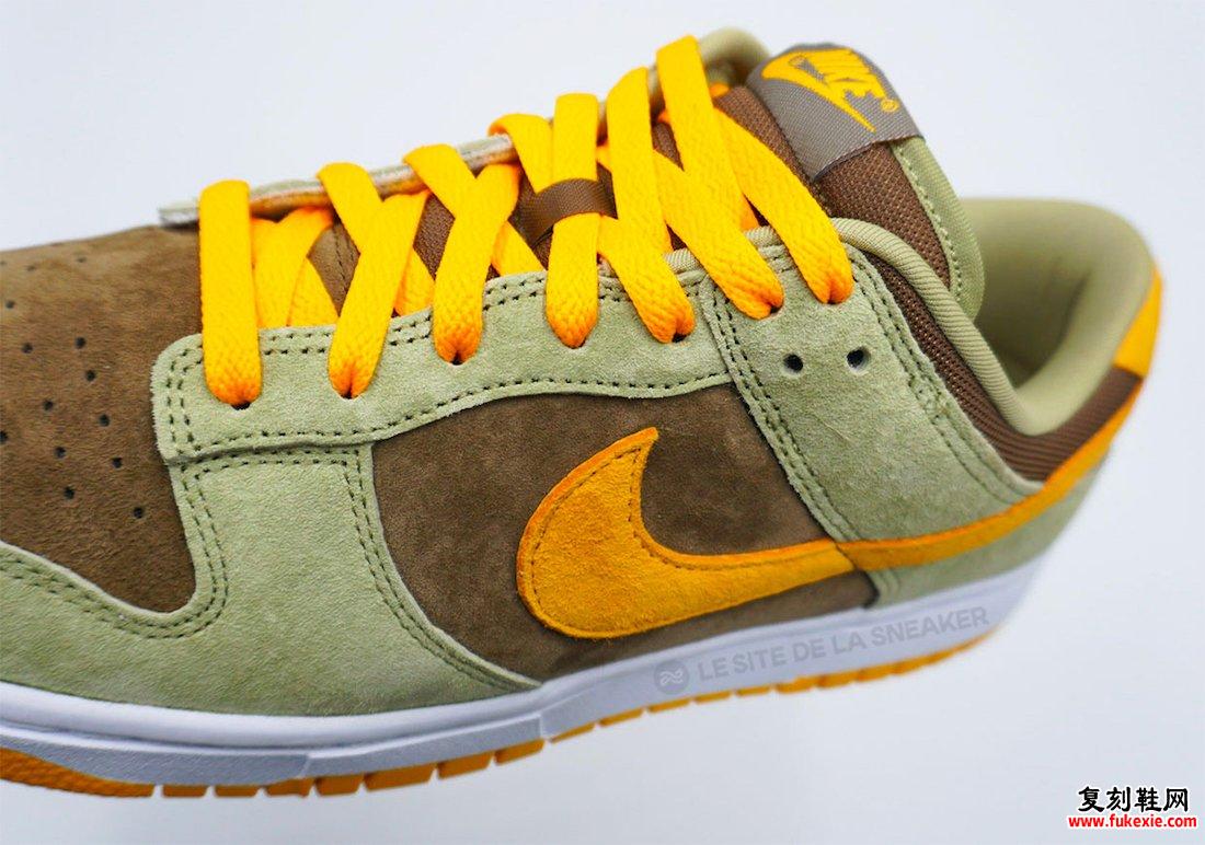 Nike Dunk Low Dusty Olive Pro Gold DH5360-300发售日期