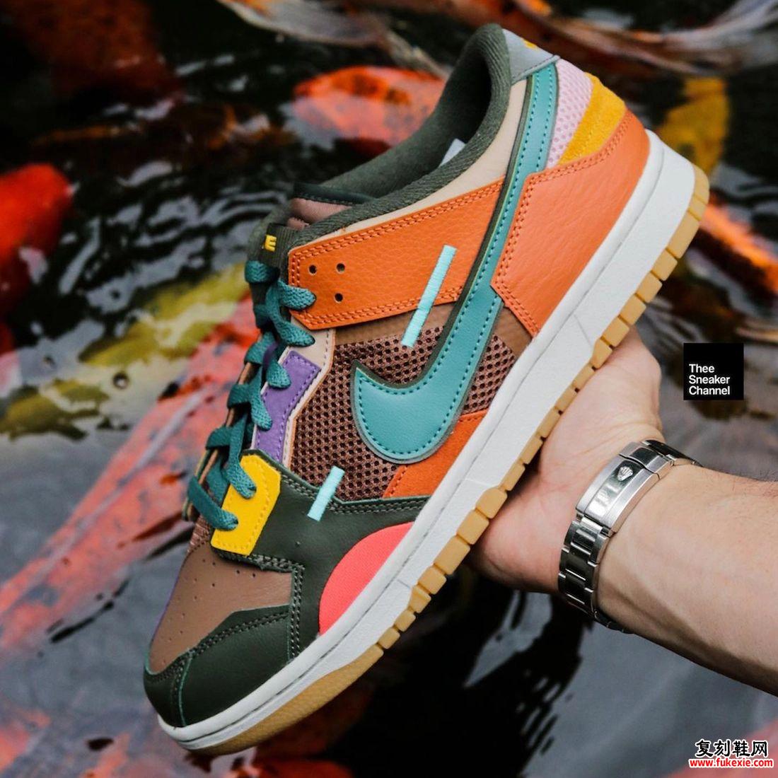 Nike Dunk Low Scrap Archeo棕色DB0500-200上脚