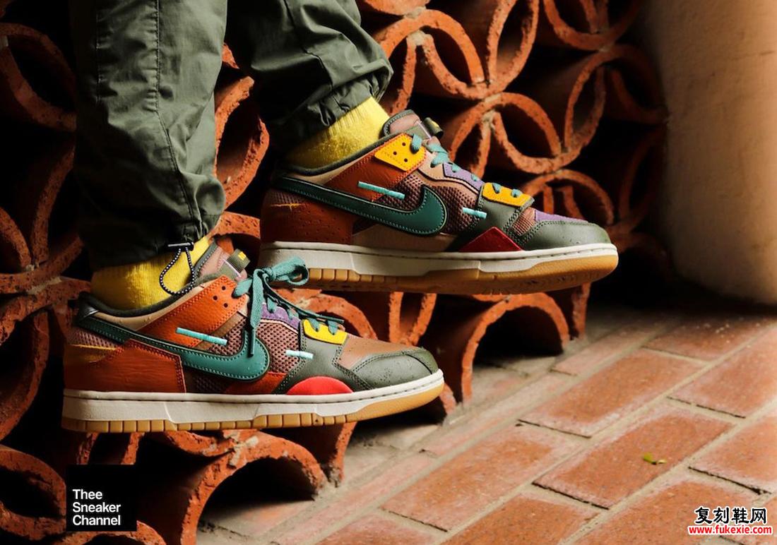 Nike Dunk Low Scrap Archeo棕色DB0500-200上脚