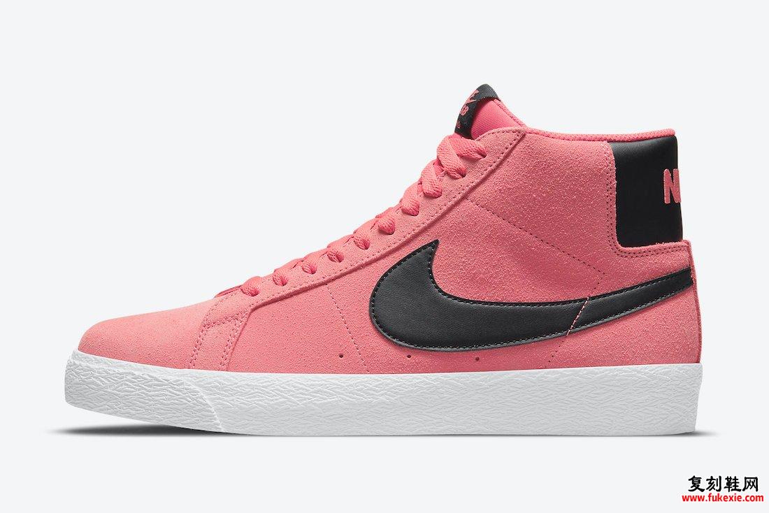 Nike SB Blazer Mid Pink 864349-601 发布日期信息