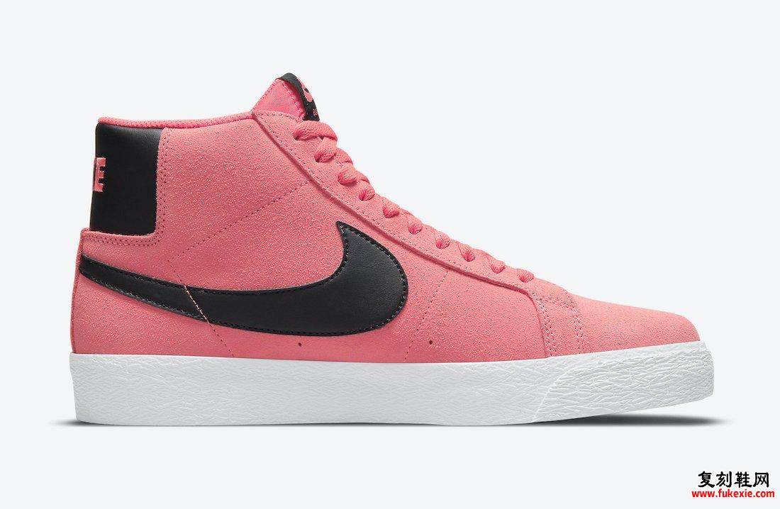 Nike SB Blazer Mid Pink 864349-601 发布日期信息