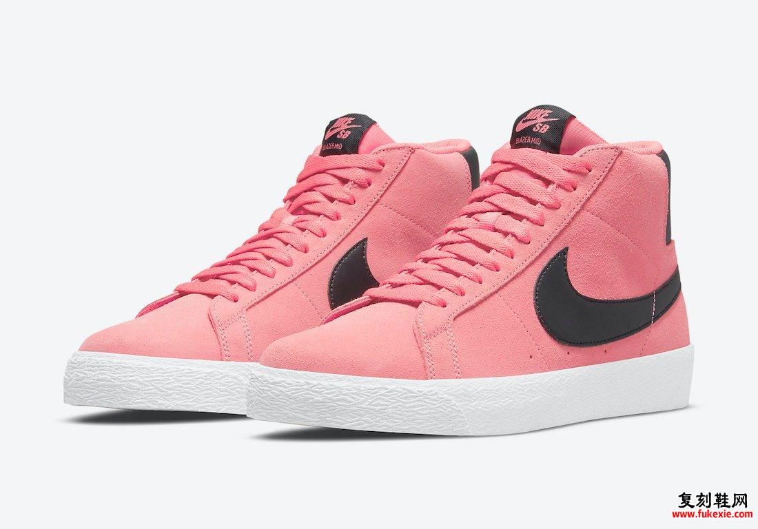 Nike SB Blazer Mid Pink 864349-601 发布日期信息