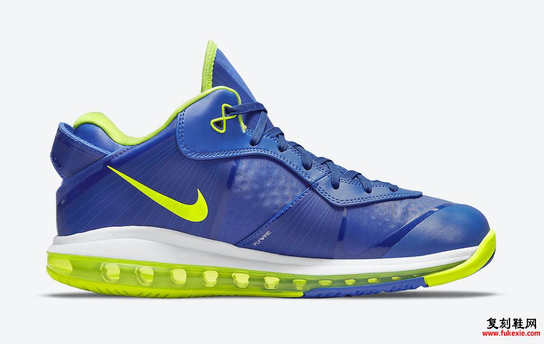 耐克 LeBron 8 V2 Low Sprite 2021 DN1581-400 发布日期