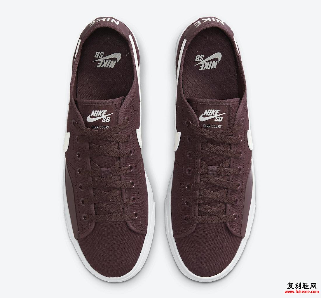 Nike SB Blazer Court Dark Wine CV1658-601 发布日期