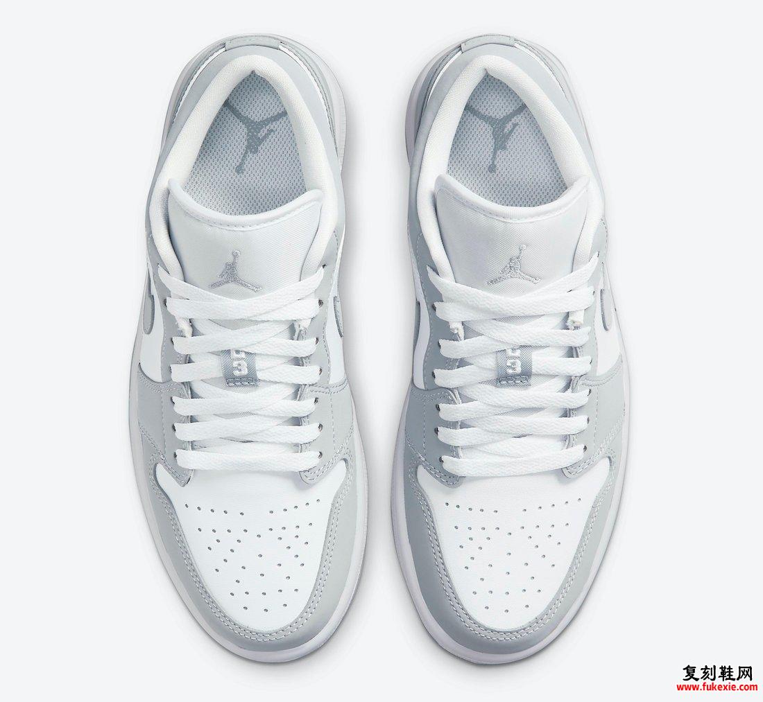 Air Jordan 1 Low Wolf Grey WMNS DC0774-105 发售日期信息