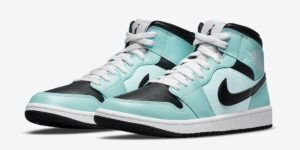 Air Jordan 1 Mid Light Dew Black Teal Tint White BQ6472-300 发布日期信息