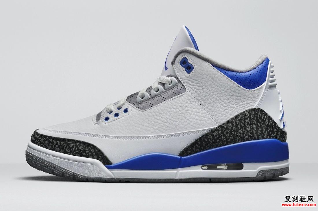 Air Jordan 3 Retro Racer Blue CT8532-145 发售日期