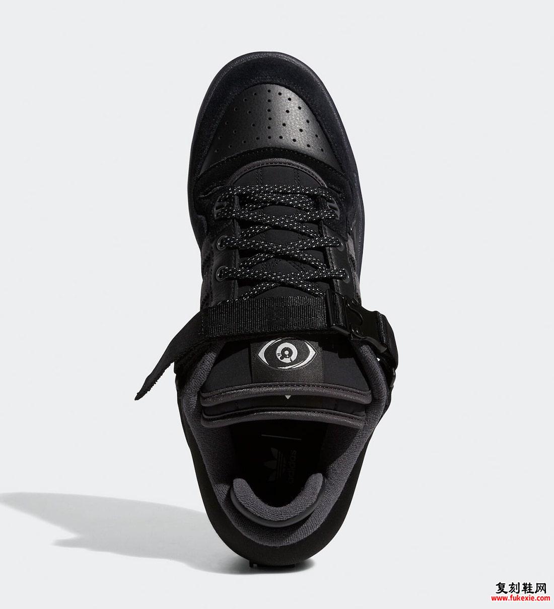 Bad Bunny adidas Forum Buckle Low 黑色 GW5021 发布日期