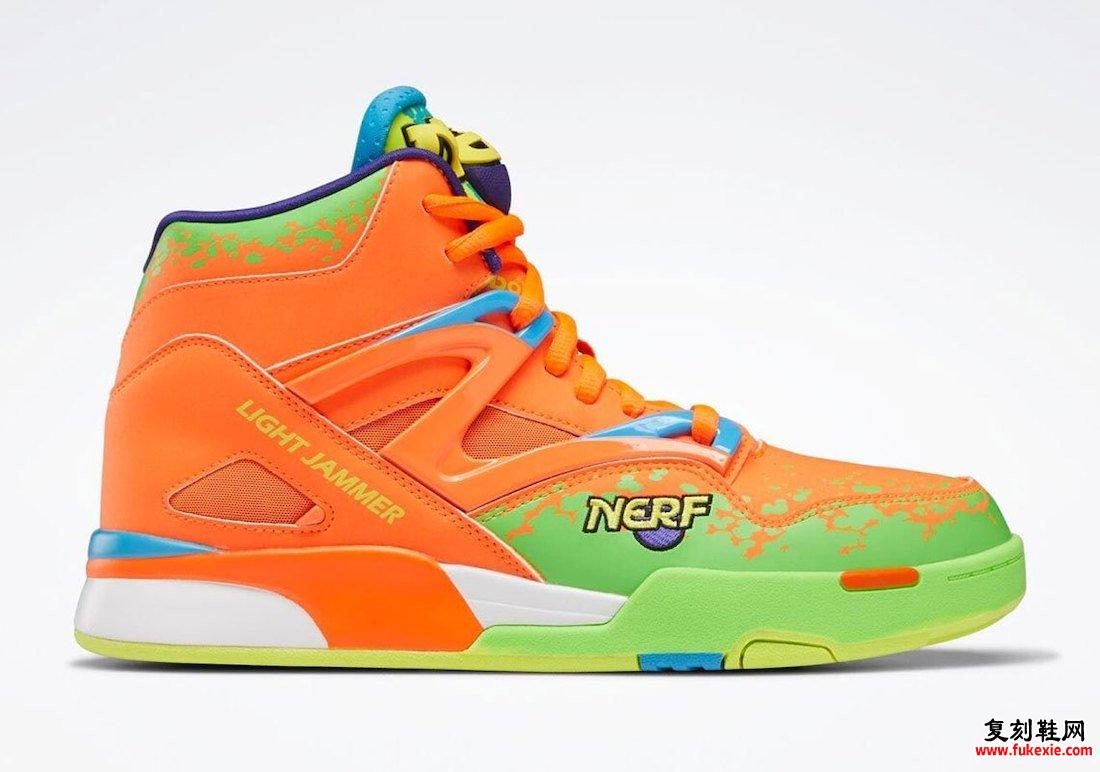 Nerf Reebok Pump Omni Zone II Light Jammer Y8068 发布日期信息