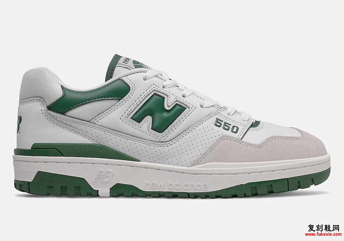 New Balance 550 白绿 BB550WT1 发布日期信息