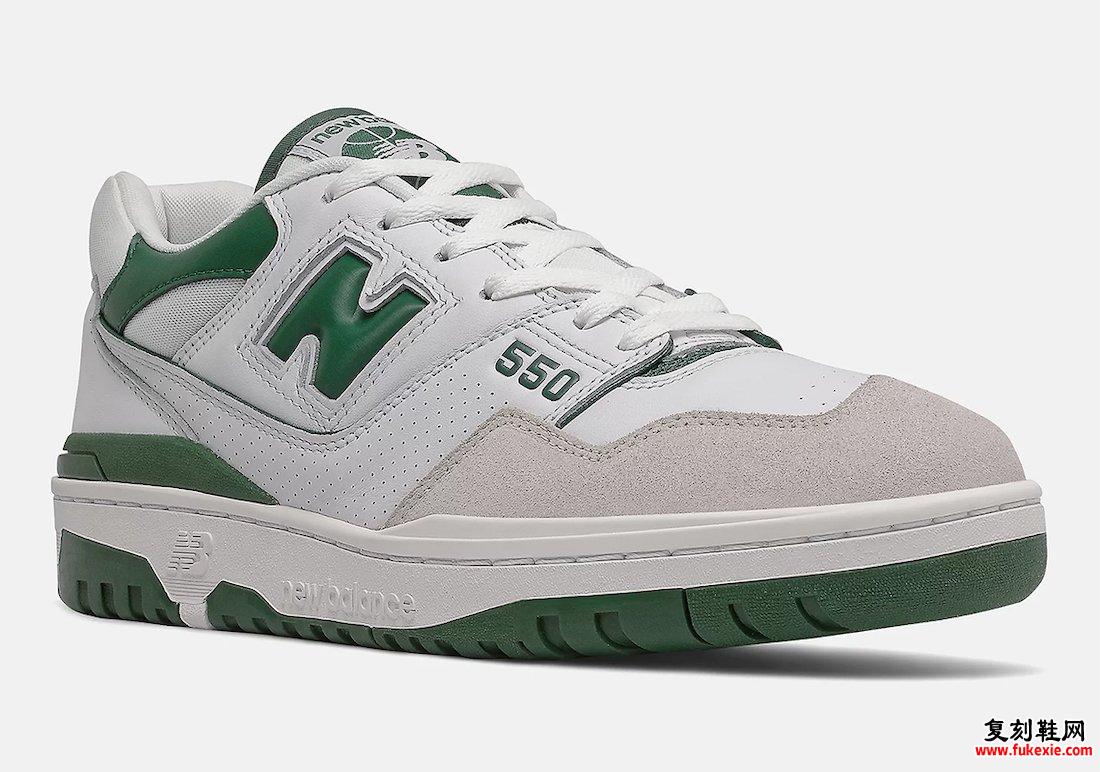 New Balance 550 白绿 BB550WT1 发布日期信息