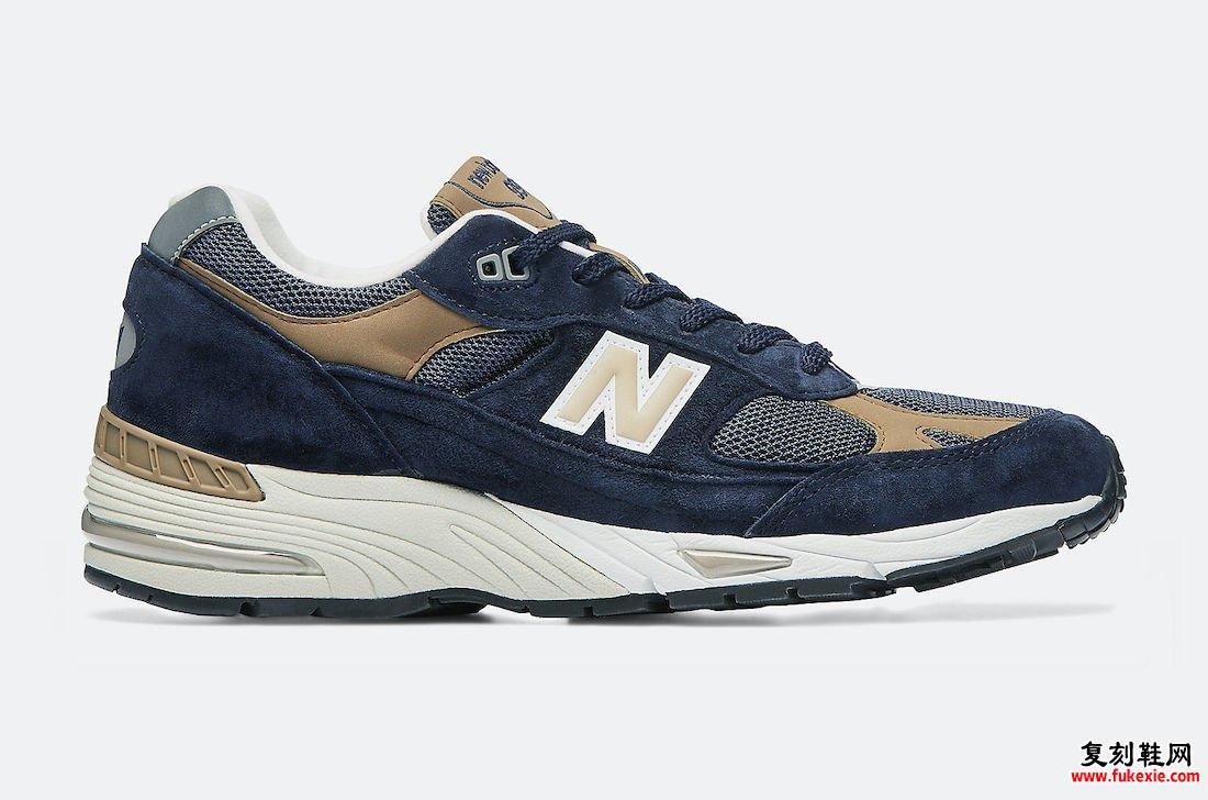 New Balance 991 Made in UK Navy Sand M991DNB 发布日期信息