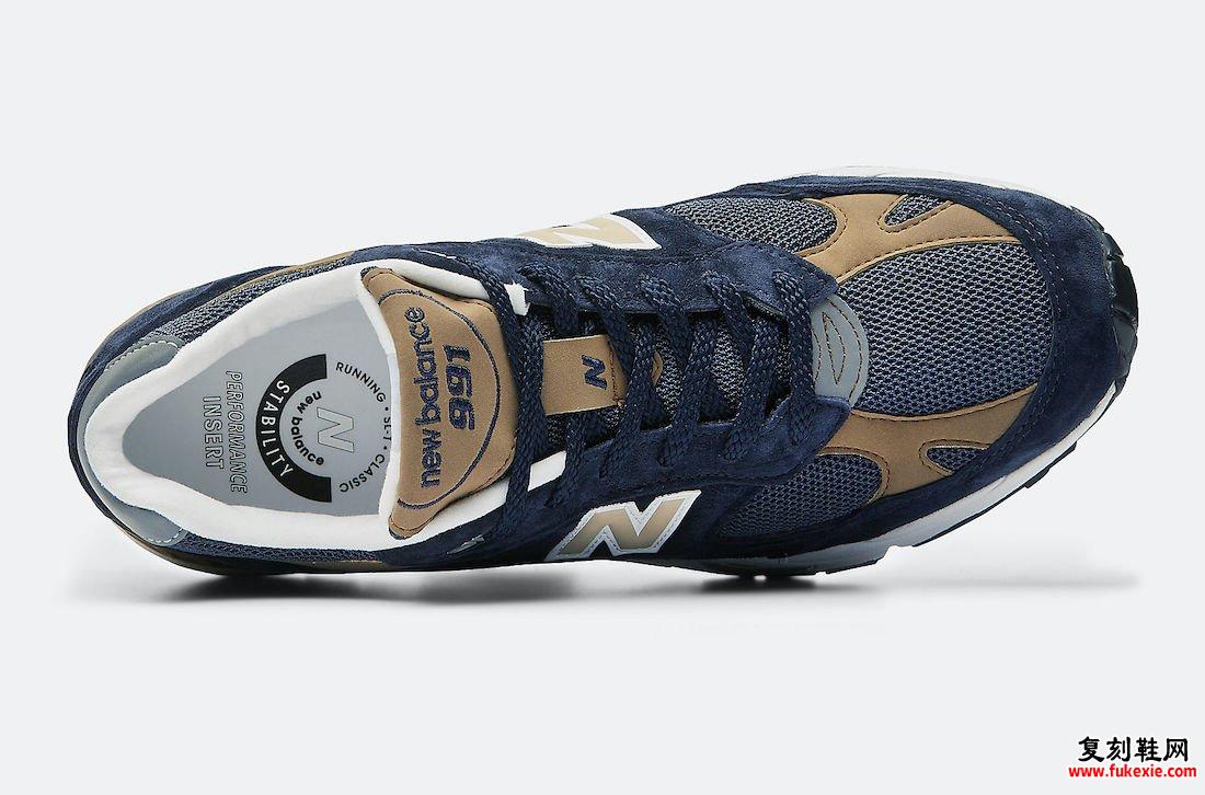 New Balance 991 Made in UK Navy Sand M991DNB 发布日期信息