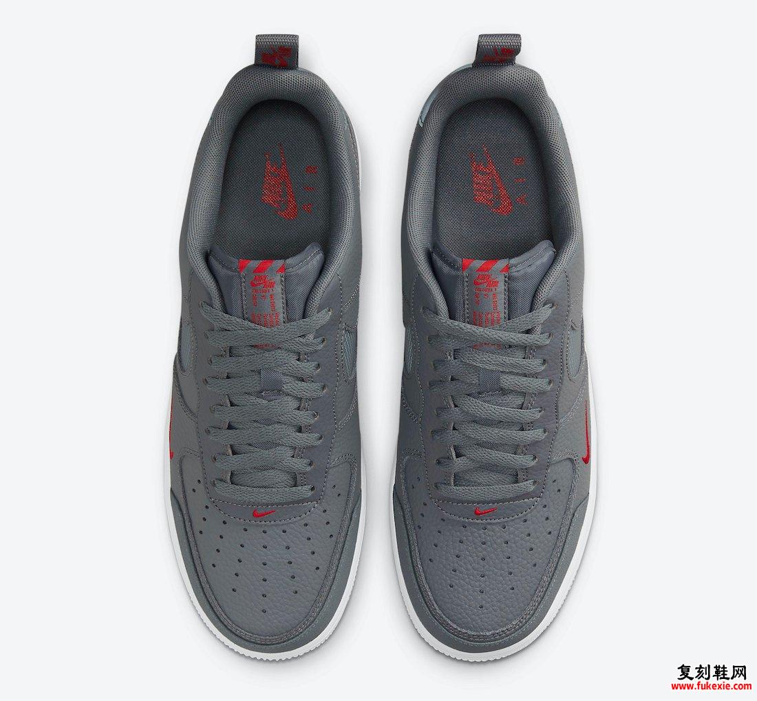 Nike Air Force 1 Low Grey Red DN4433-001 发布日期信息