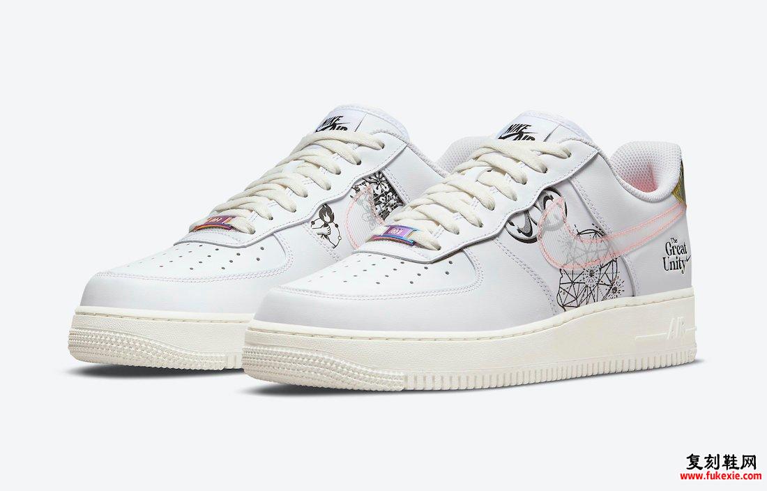 耐克 Air Force 1 Low The Great Unity DM5447-111 发布日期