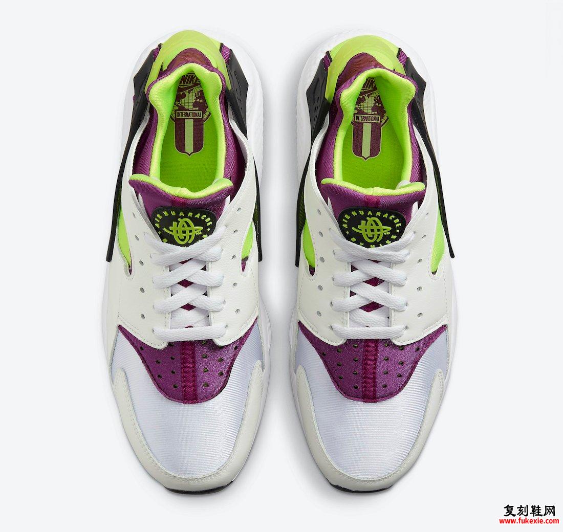 Nike Air Huarache Magenta Neon Yellow DD1068-104 发布日期信息