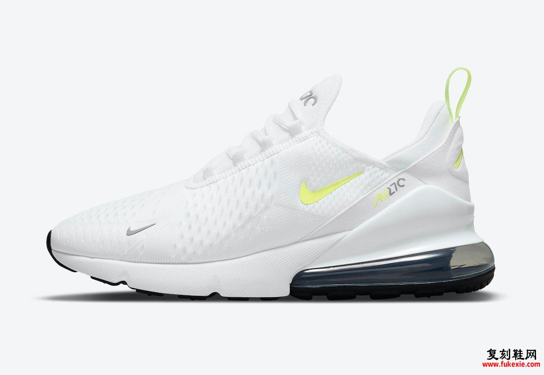 Nike Air Max 270 White Volt DN4922-100 发布日期信息