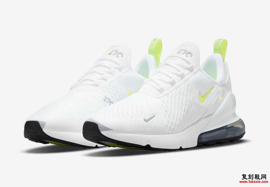 Nike Air Max 270 White Volt DN4922-100 发布日期信息