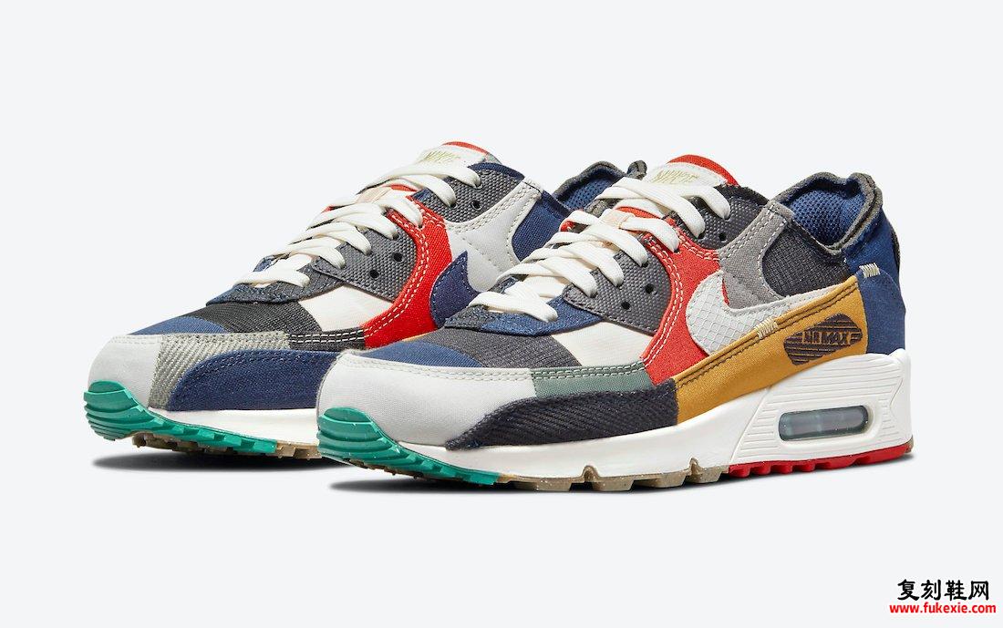 Nike Air Max 90 Scrap DJ4878-400 发布日期