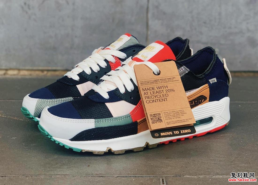 Nike Air Max 90 Scrap College Navy DJ4878-400 发布日期信息