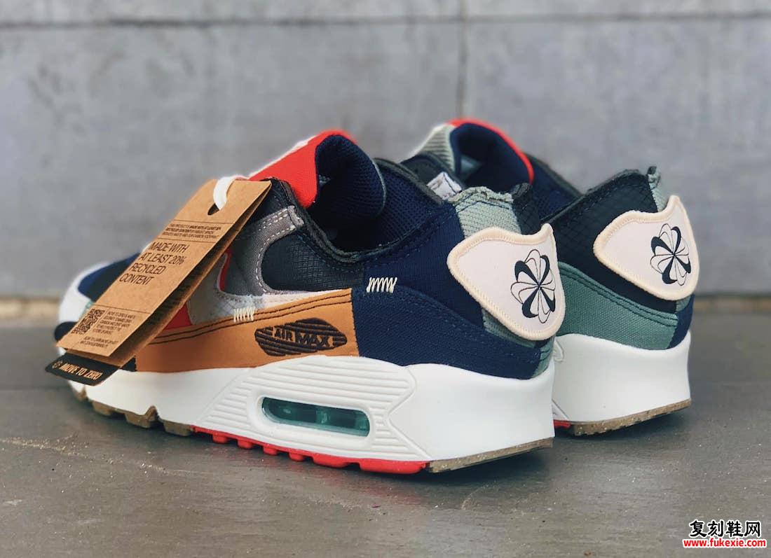 Nike Air Max 90 Scrap College Navy DJ4878-400 发布日期信息