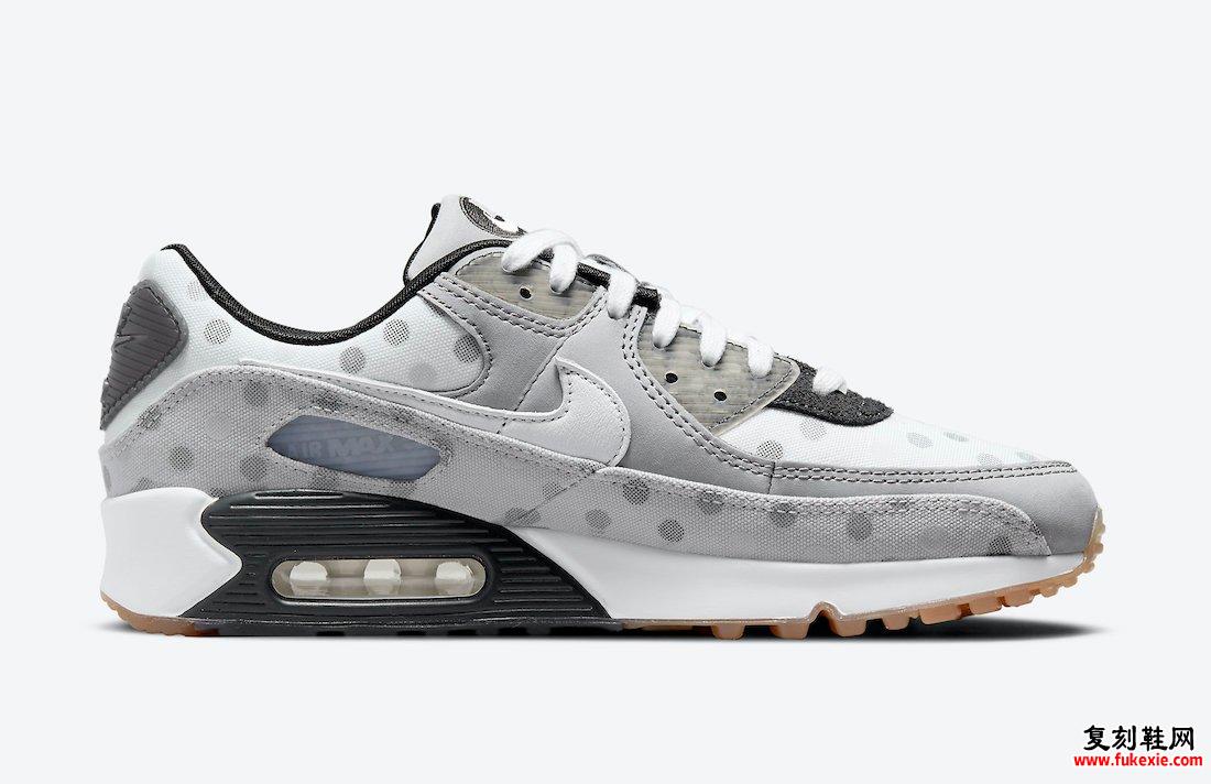 耐克 Air Max 90 Summit 白灰雾黑 CZ1929-100 发布日期信息