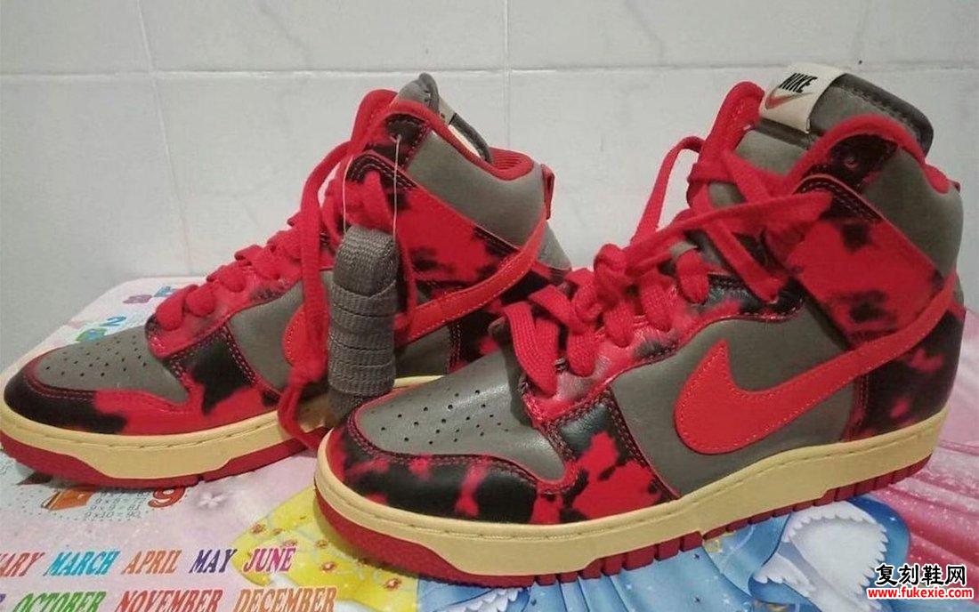 Nike Dunk High Red Camo DD9404-600 发布日期