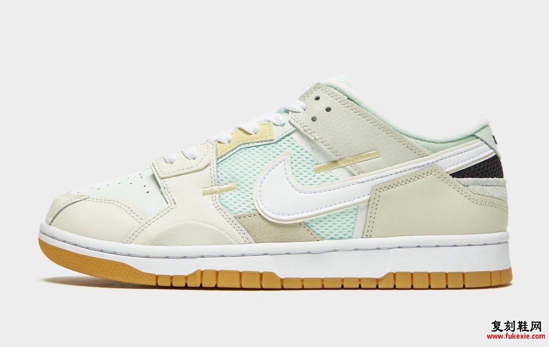 Nike Dunk Low Scrap Sail White Sea Glass Seafoam DB0500-100 发布日期信息