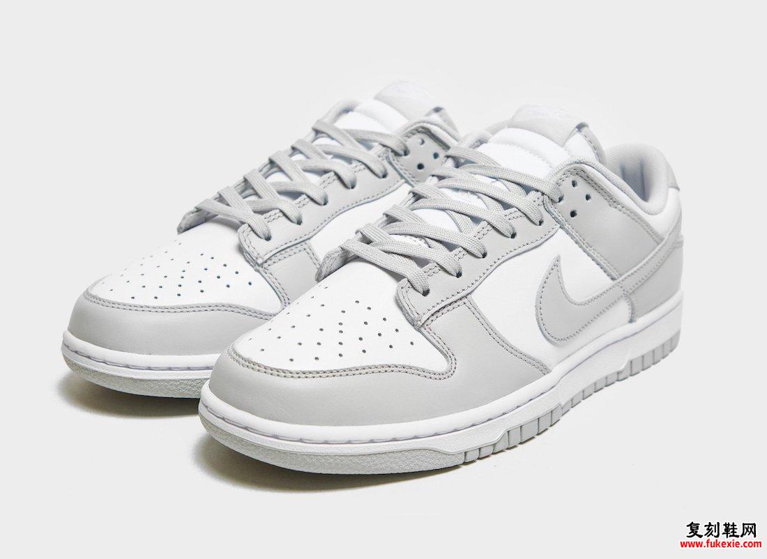 Nike Dunk Low 白灰雾 DD1391-103 发布日期信息