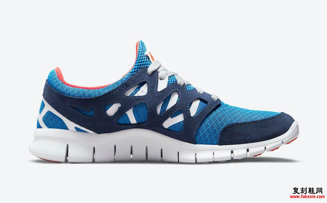 Nike Free Run 2 Blue Orange 537732-403 发售日期信息