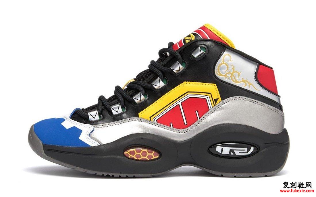 Power Rangers Reebok Question Mid Megazord GY0590 发布日期信息