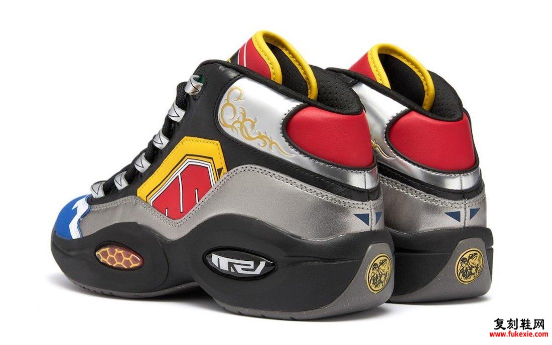 Power Rangers Reebok Question Mid Megazord GY0590 发布日期信息