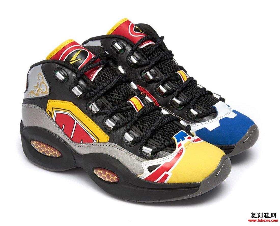 Power Rangers Reebok Question Mid Megazord GY0590 发布日期信息